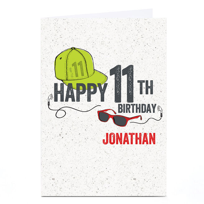 Personalised Any Age Birthday Card - Cool Dude