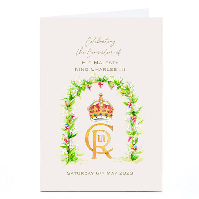 Personalised Coronation Card - Celebrating the Coronation