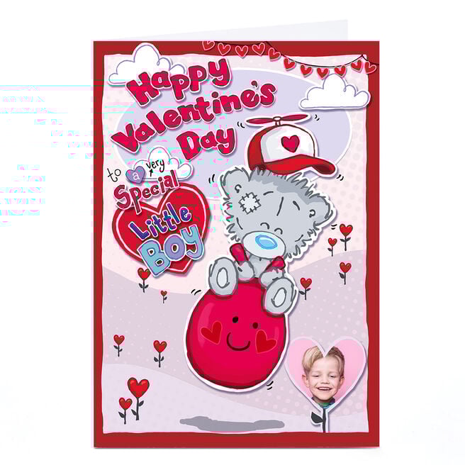 Personalised Tatty Teddy Valentine's Day Card - Special Little Boy