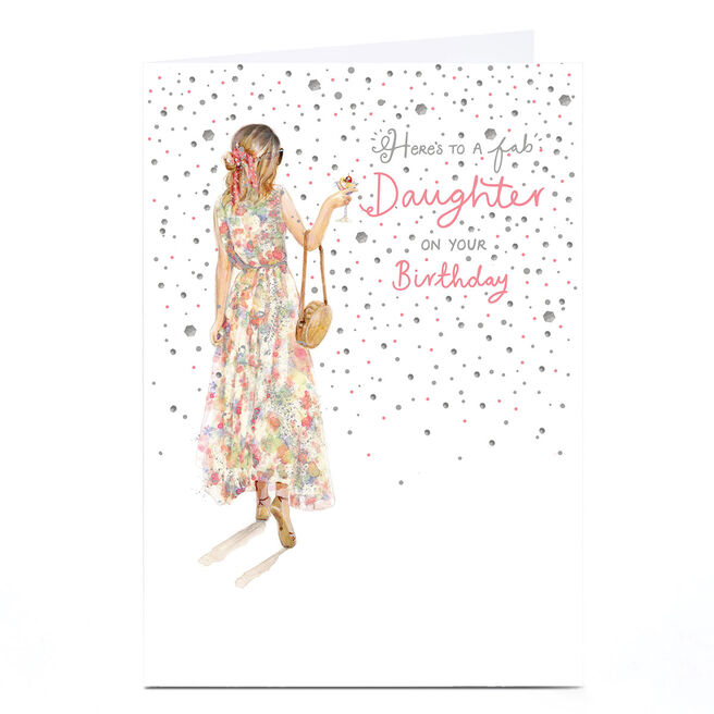 Personalised Birthday Card - Fab Daughter Sundress, Daughter