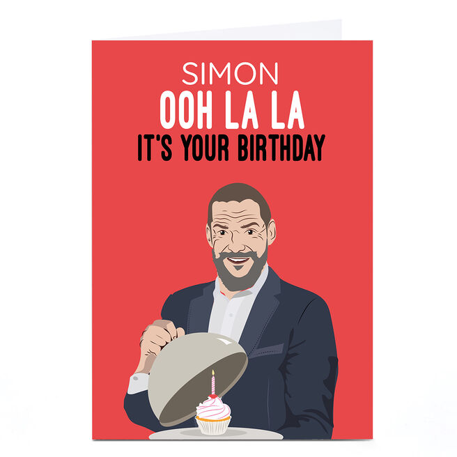 Personalised Birthday Card - Ooh La La