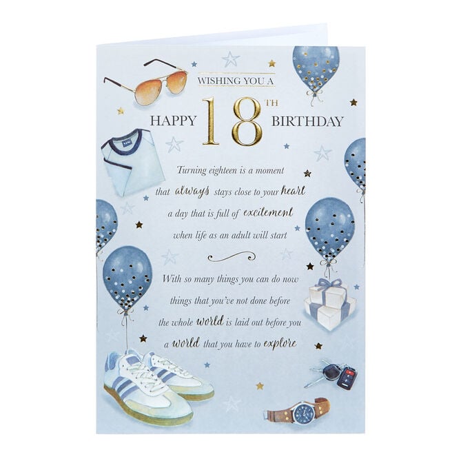 18th Birthday Card - Close To Your Heart