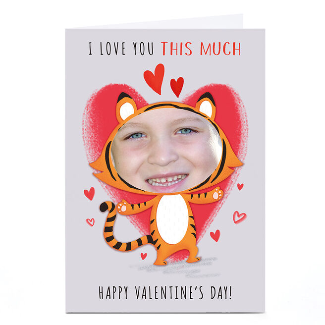 Photo Dalia Clarke Valentine's Day Card - Tiger I Love You