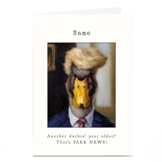 Personalised Birthday Card - Another Duckin' Year Older