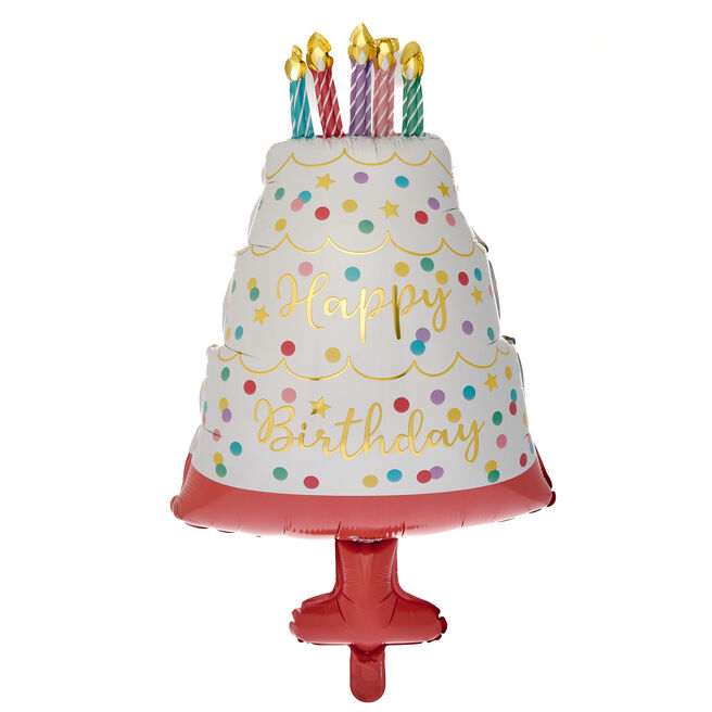 Birthday Cake 34-Inch Super Shape Balloon
