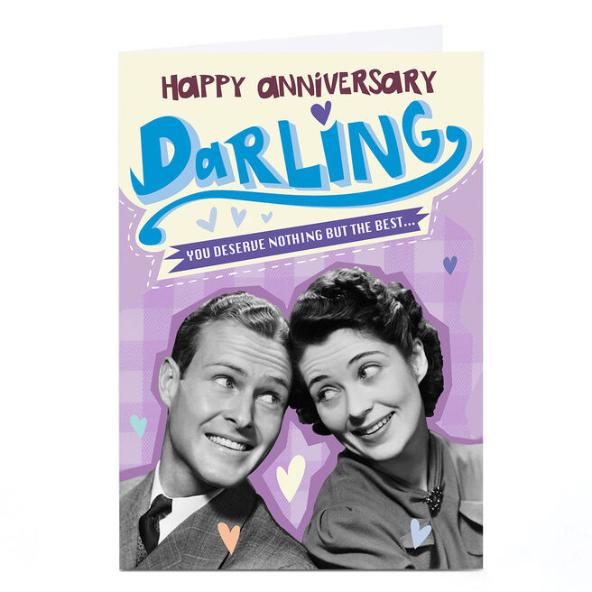 Personalised Quitting Hollywood Anniversary Card - Darling