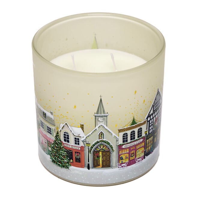 Festive Street Clementine & Cinnamon Scented Candle