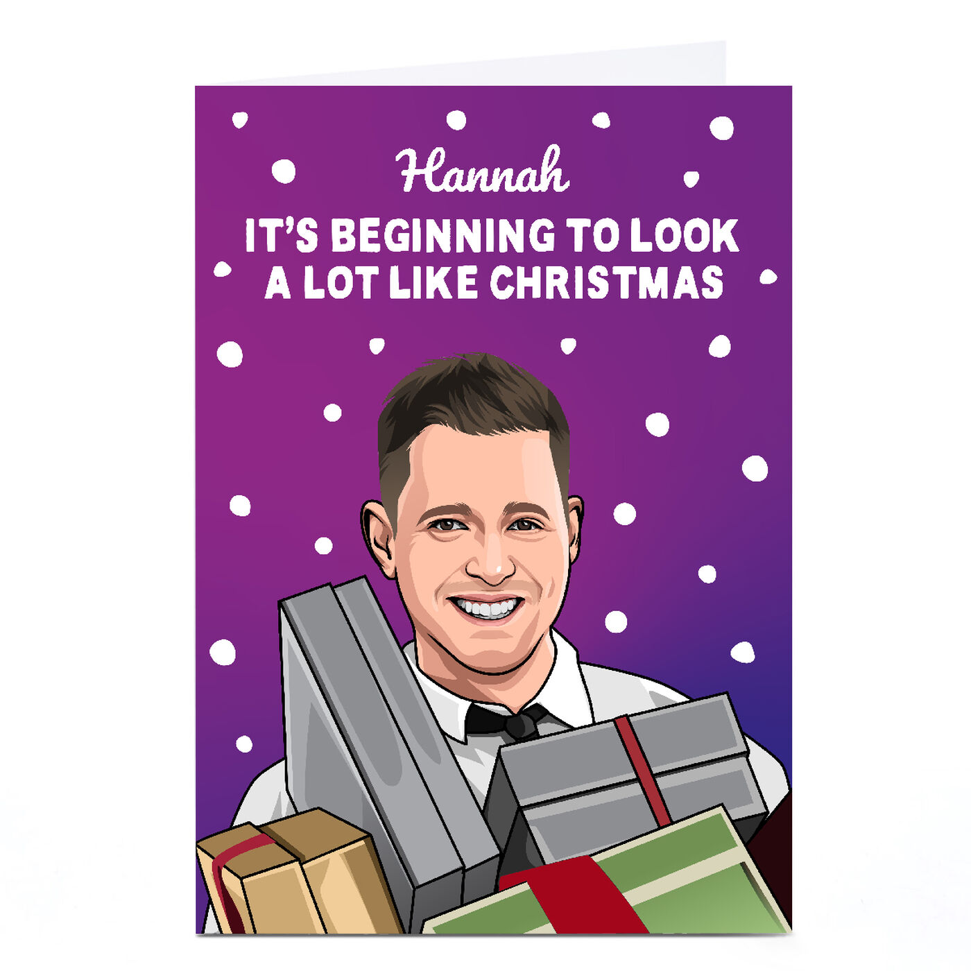Buy Personalised All Things Banter Christmas Card Beginning to Look a