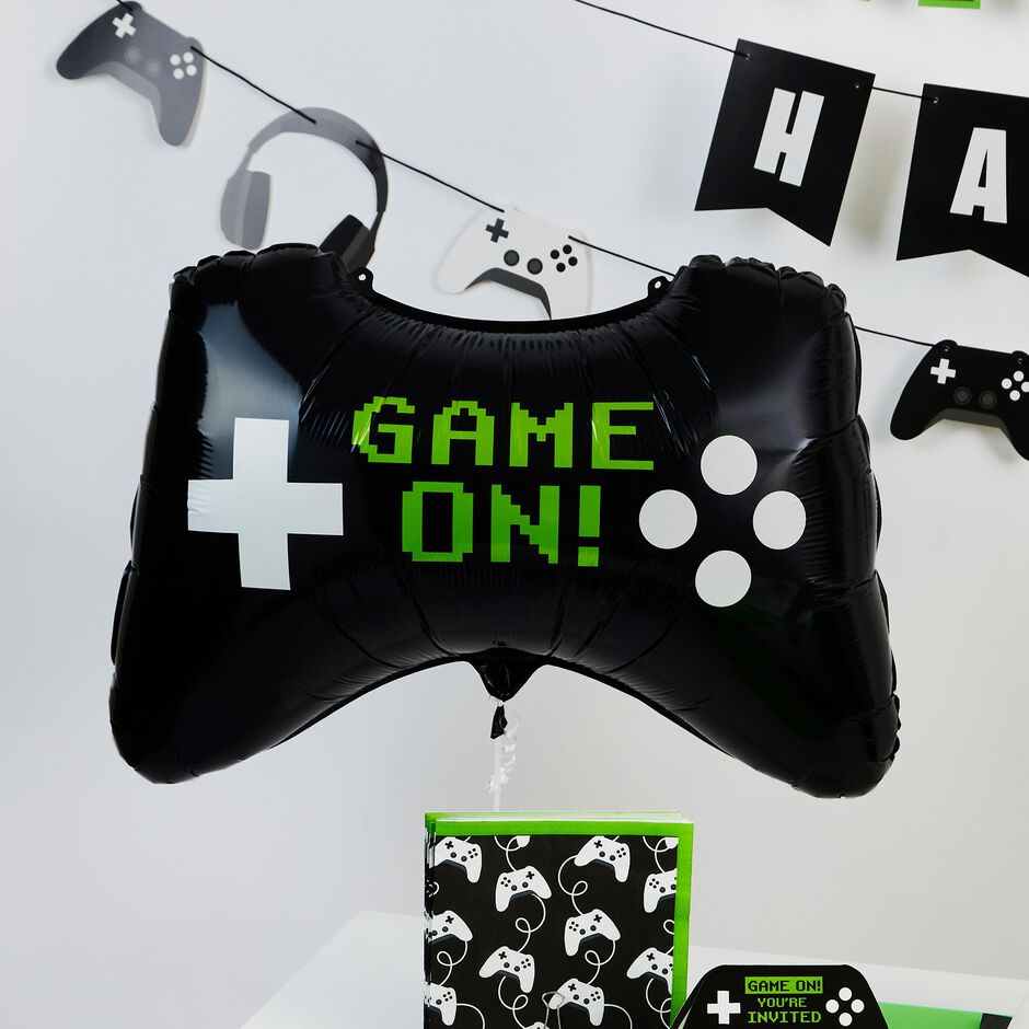 Game On Gamer Balloon - Birthday Balloon - PlayStation XBOX - Foto 6