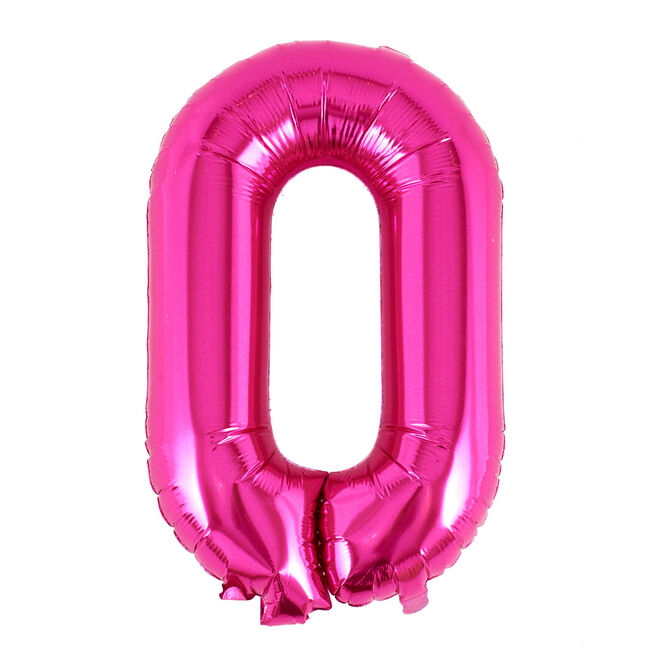Pink Letter O Air-Inflated Balloon