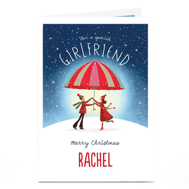 Personalised Christmas Card - Special Girlfriend