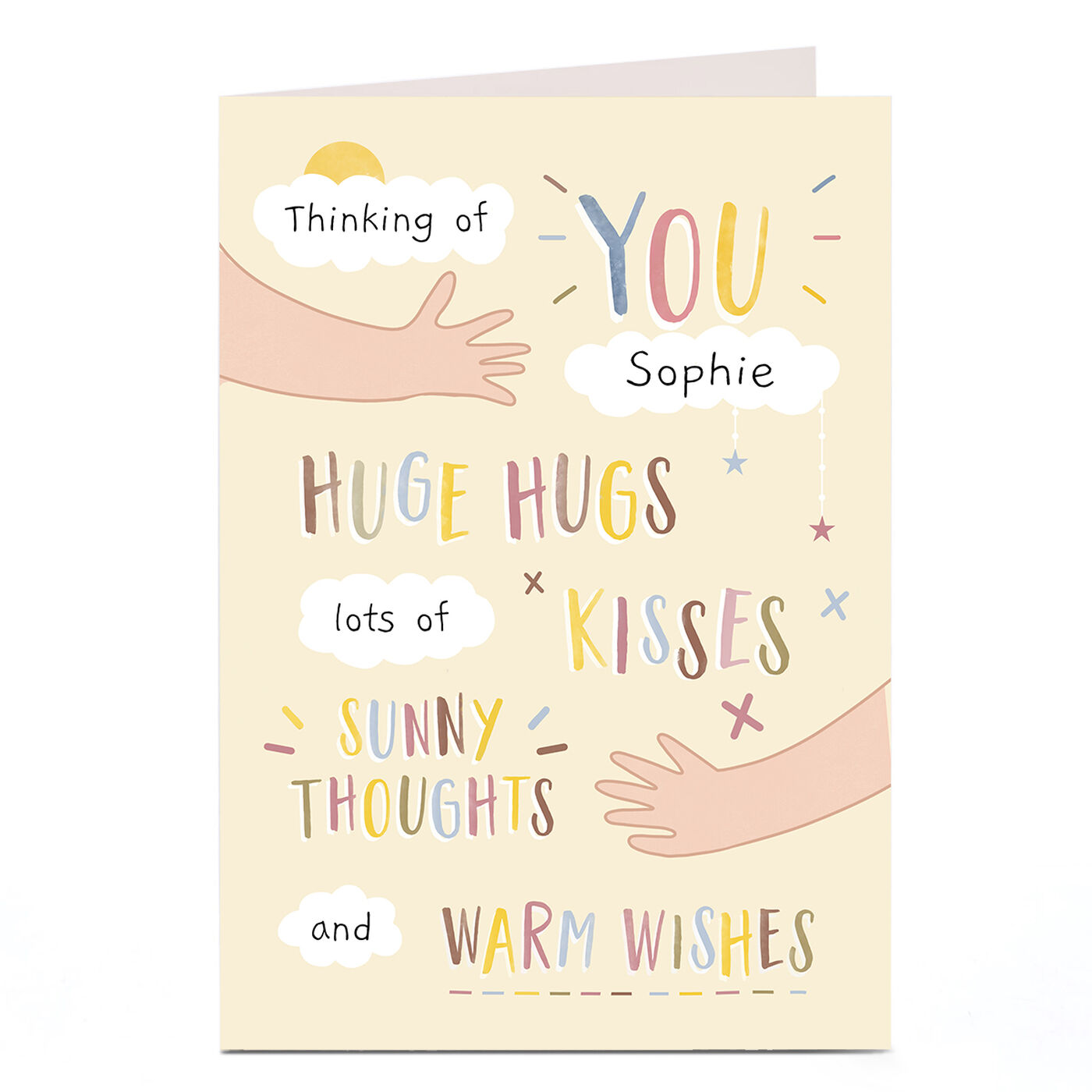 Buy Personalised Thinking Of You Card - Huge Hugs for GBP 1.79 | Card
