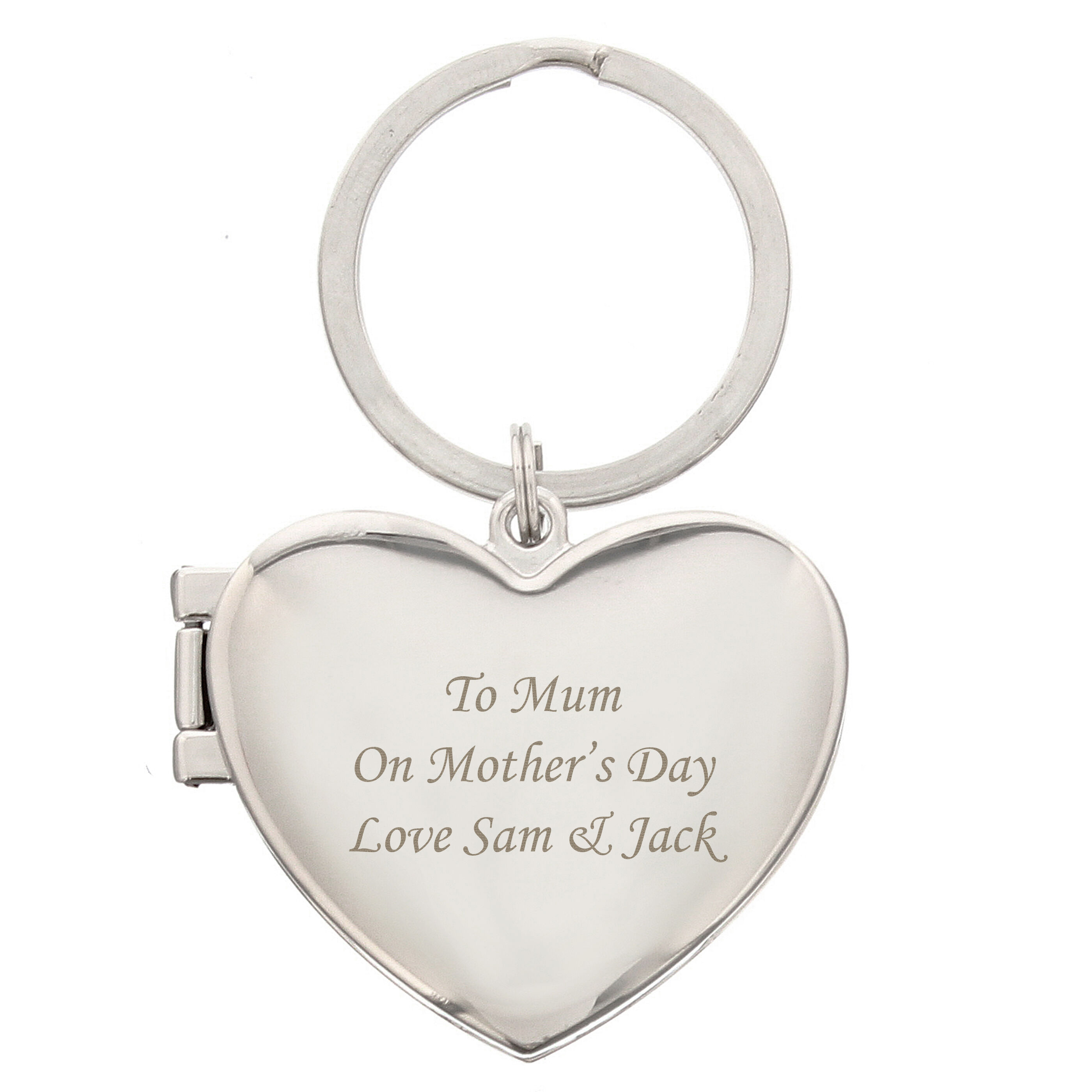 Buy Personalised Heart Shaped Locket Keyring for GBP 17.49 Card Factory UK