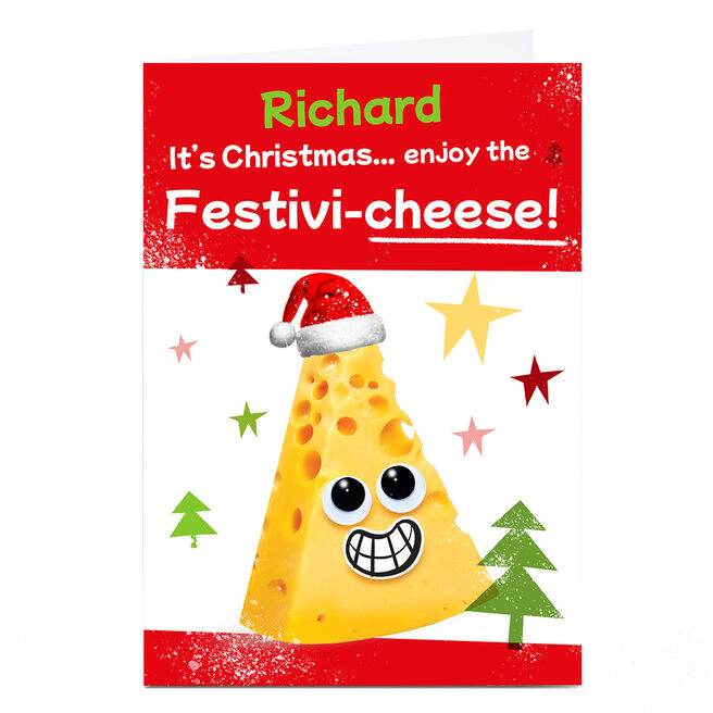 Personalised Hello Munki Christmas Card - Festivi-Cheese