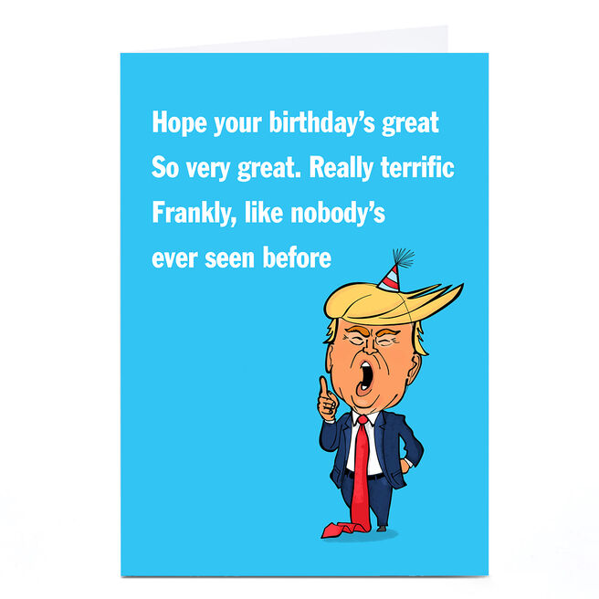 Personalised Birthday Card - Really Terrific Frankly
