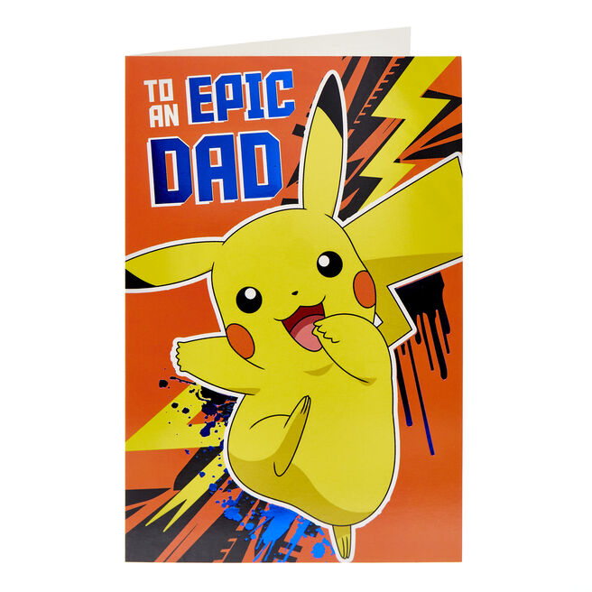 Epic Dad Pokemon Father's Day Card
