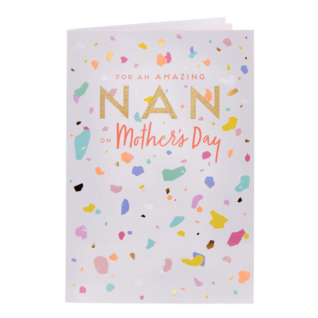 Nan Terrazzo Mother's Day Card