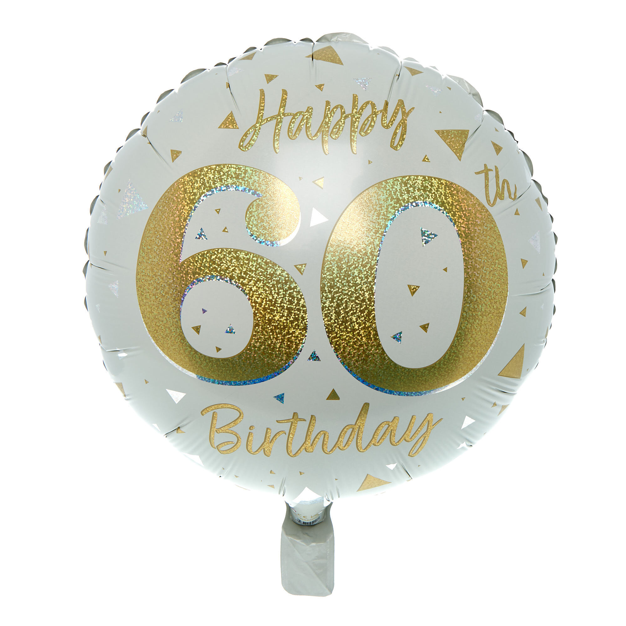 Buy 18-Inch Happy 60th Birthday Foil Helium Balloon for GBP 2.99