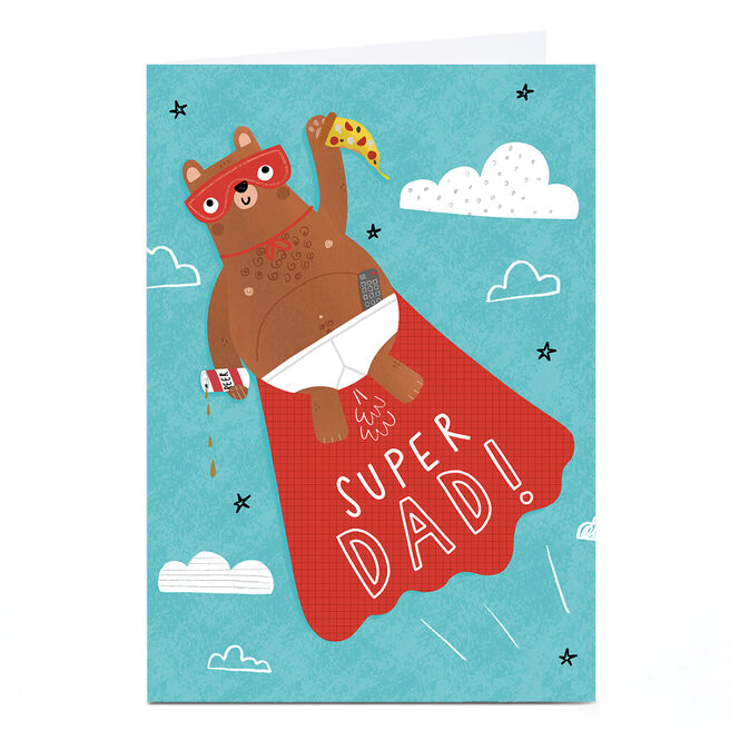 Personalised Jess Moorhouse Card - Superdad