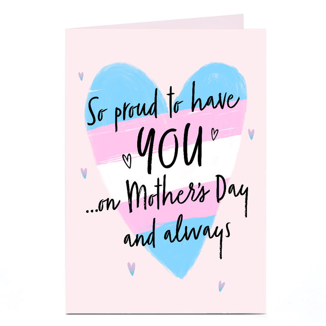 Personalised Mother's Day Card - So proud to have You
