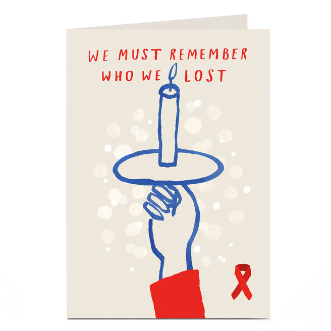Personalised LGBTQ+ Card - We Must Remember Who We Lost