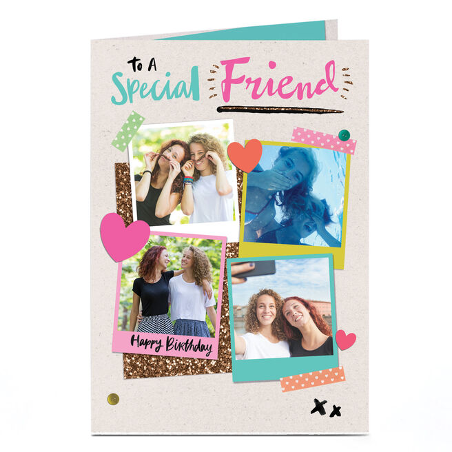 Photo Birthday Card - To A Special Friend