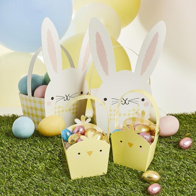 Bunny & Chick Card Baskets - Pack of 5