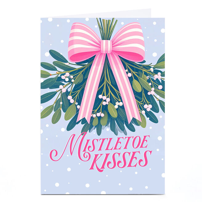 Christmas Card - Mistletoe Kisses