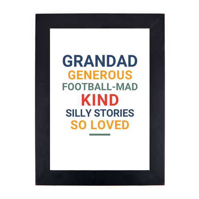 Personalised Print -  Bright Text, Any Message