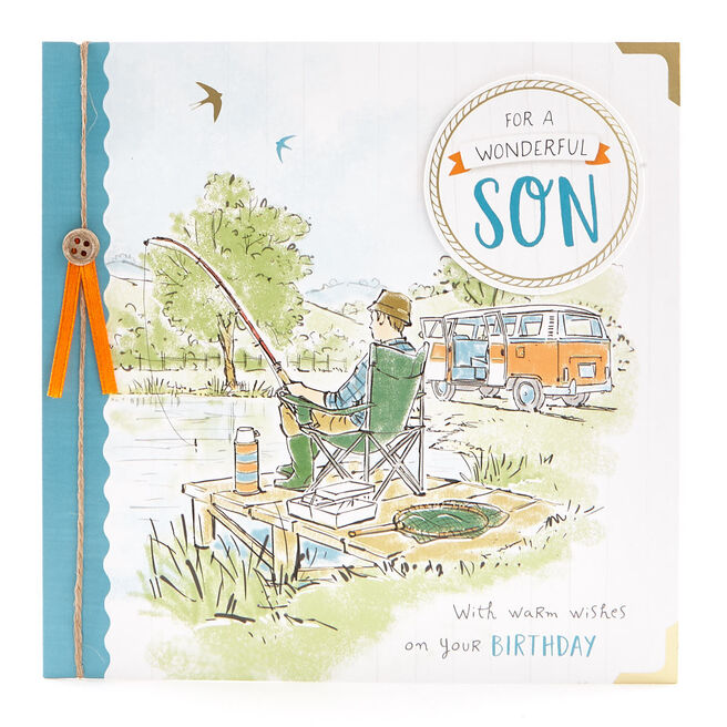 Birthday Cards for Son, Personalised Funny Happy Birthday Son Cards UK