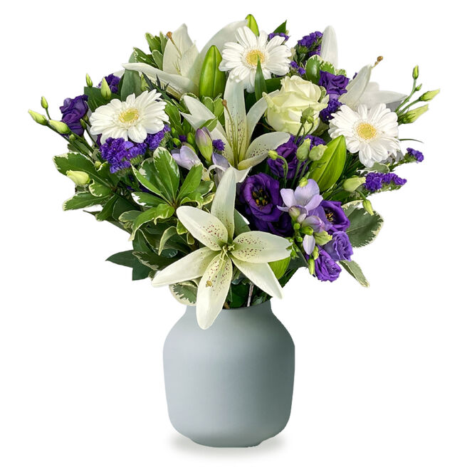Purple Wishes Flower Bouquet - Free Delivery!
