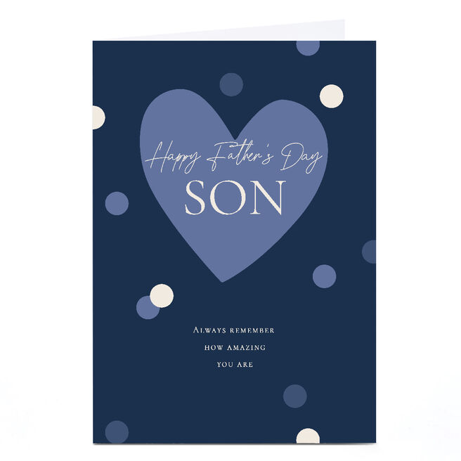 Personalised Father's Day Card - How Amazing You Are