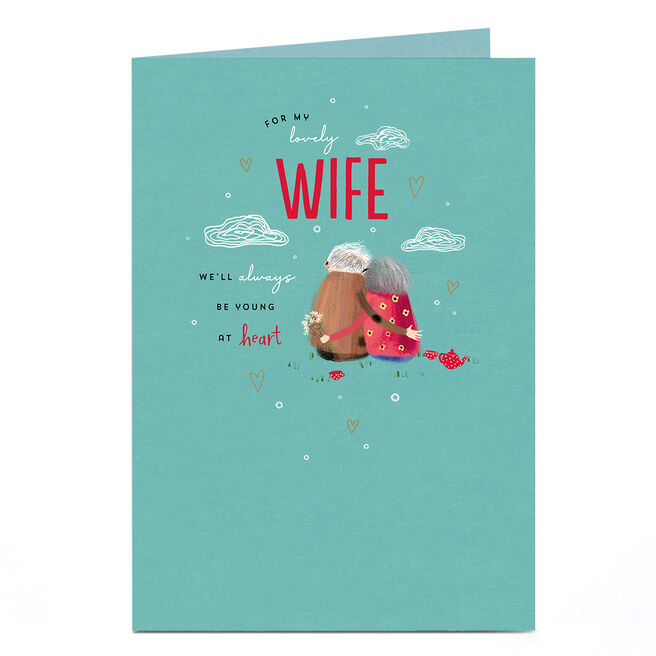 Valentine's Day Card - Young At Heart, Wife