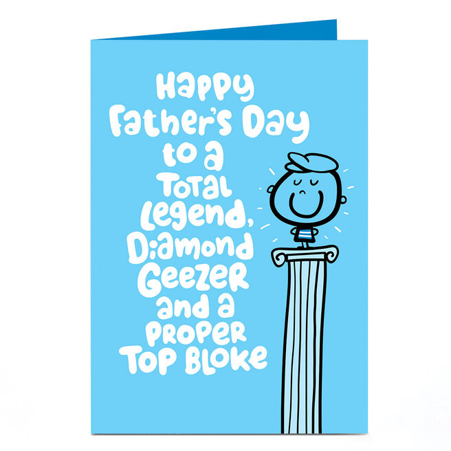 Personalised Fruitloops Father's Day Card - Diamond Geezer