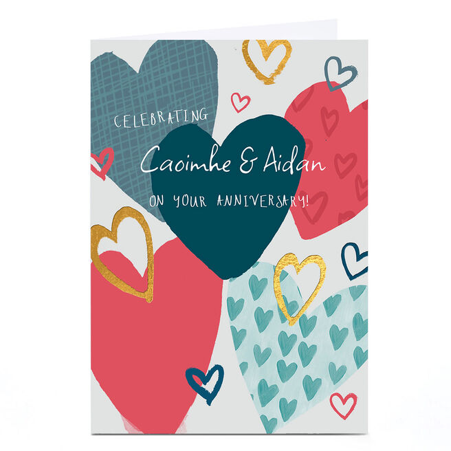Personalised Anniversary Card - On Your Anniversary