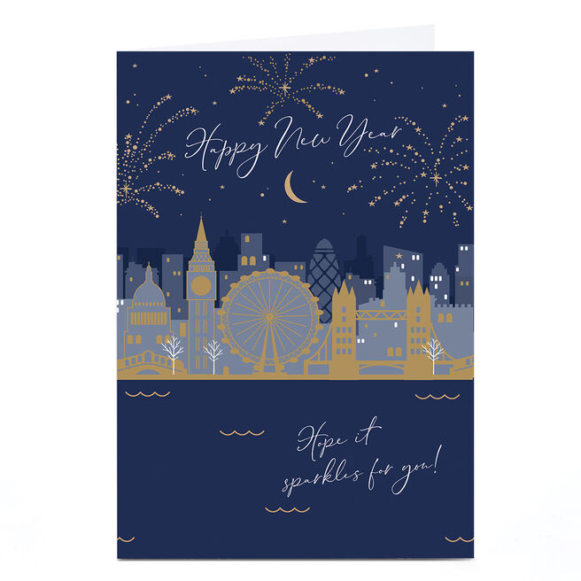 Personalised New Year Card - Hope It Sparkles For You