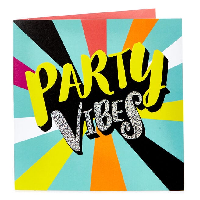 Blank Card - Party Vibes