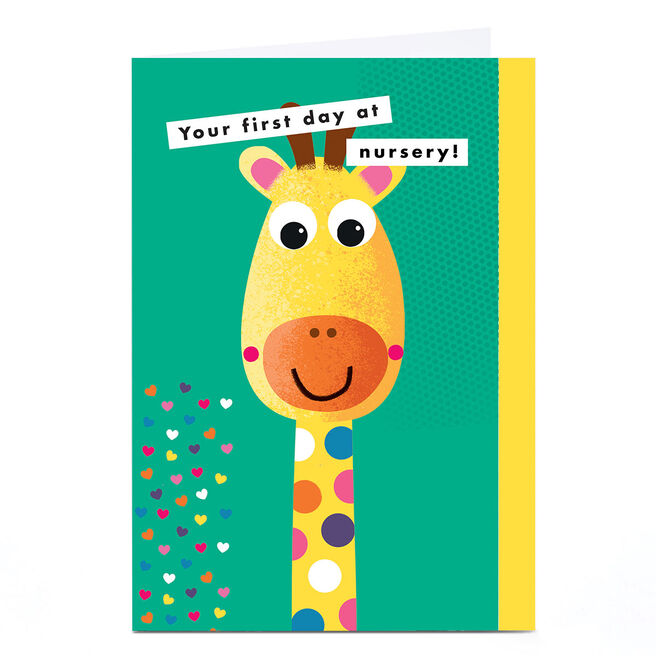 Back To School Card - Your First Day At Nursery