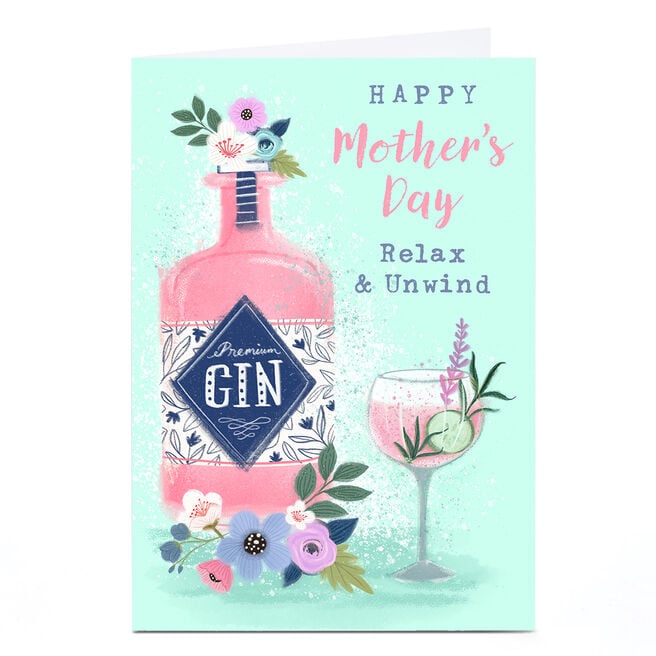Personalised Dalia Clark Mother's Day Card - Gin