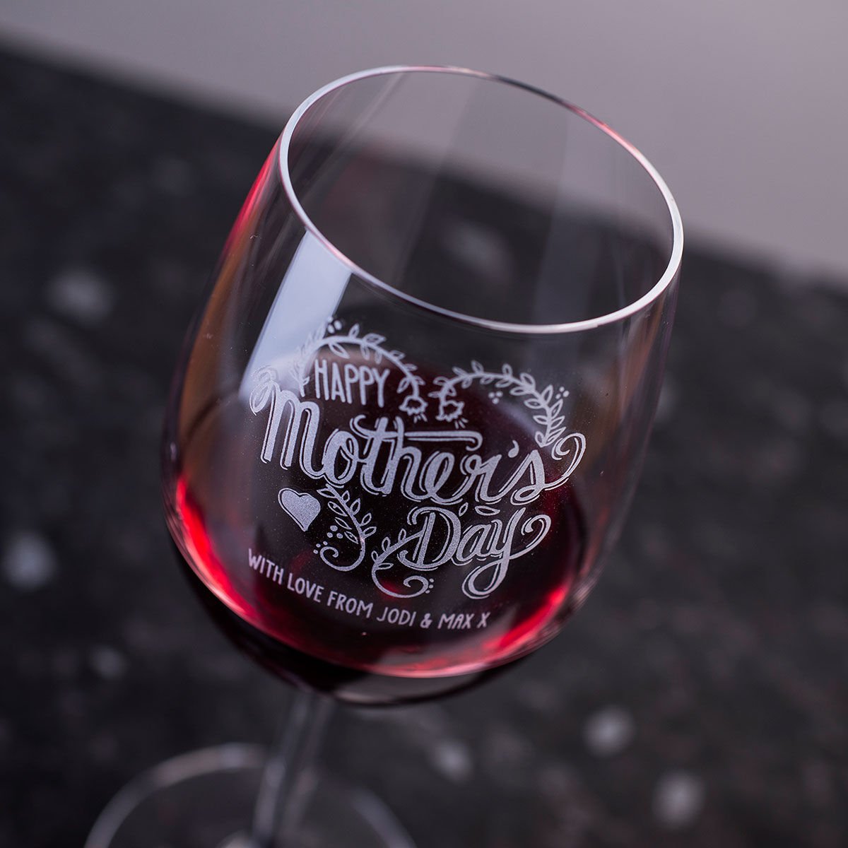 Mother's day shop wine glass