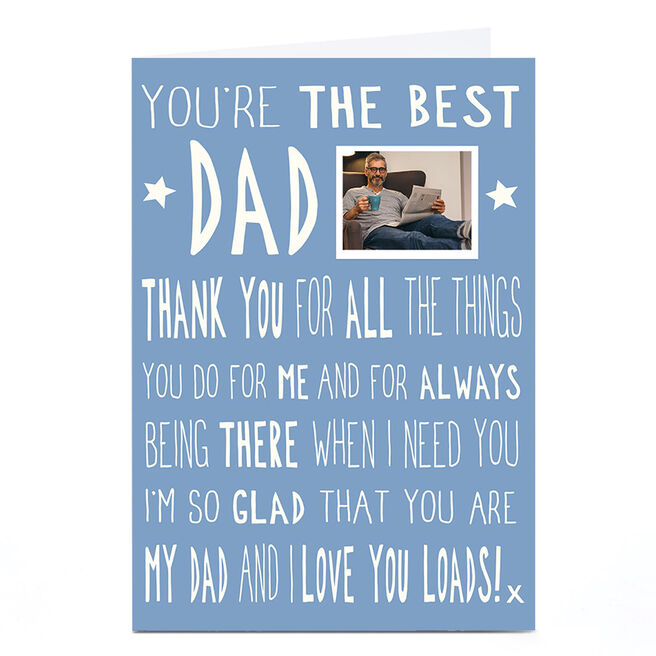 Photo Card - The Best Dad