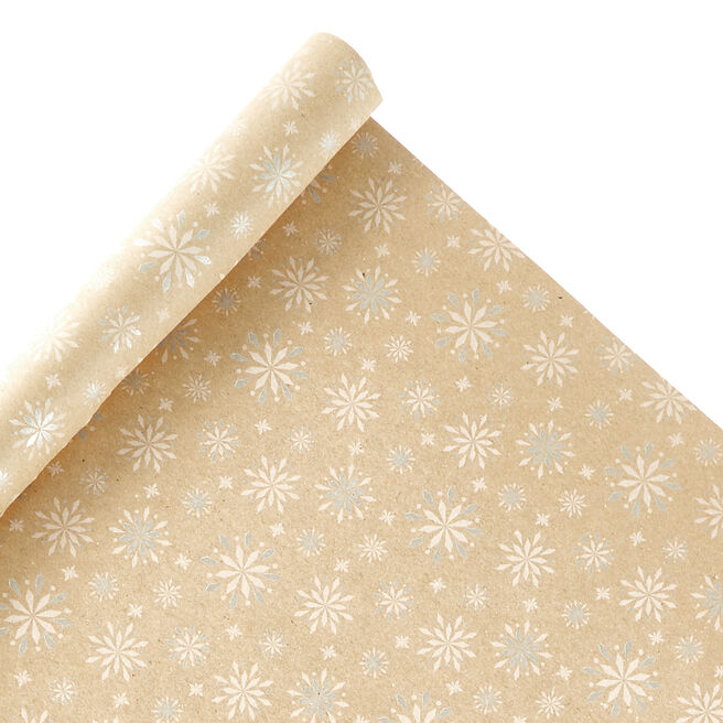 Recycled Kraft Christmas Wrapping Paper 2 Rolls