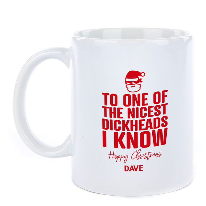 Personalised Punk Christmas Mug - To one of the Nicest