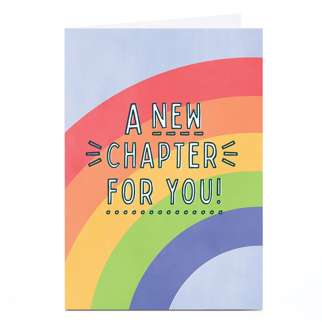 Personalised Card - A New Chapter For You