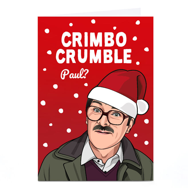 Personalised All Things Banter Christmas Card - Crimbo Crumble