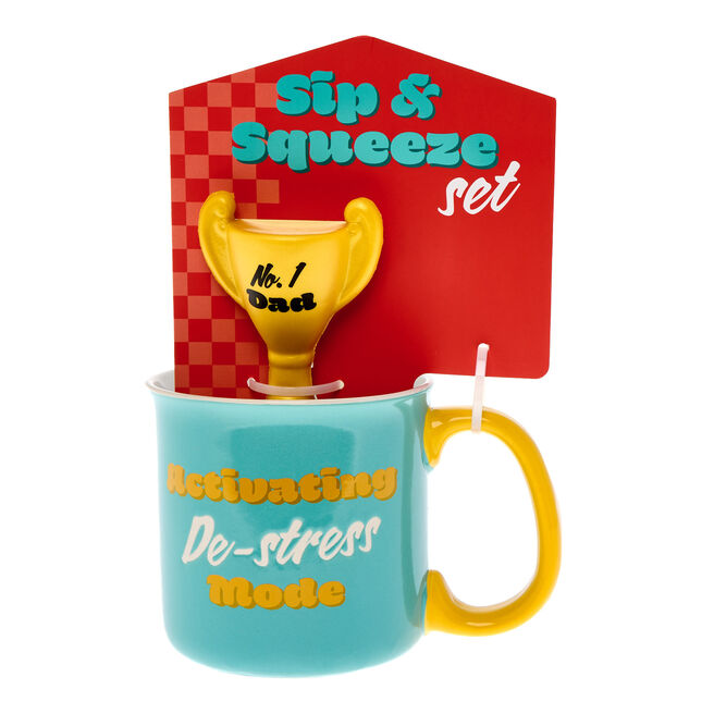 No.1 Dad Sip & Squeeze De-Stress Set