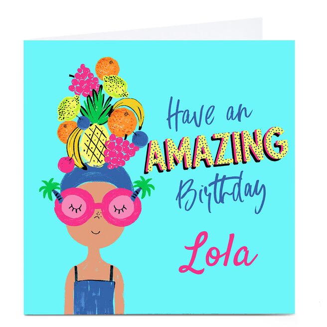Personalised Rachel Clynick Birthday Card - Amazing Birthday