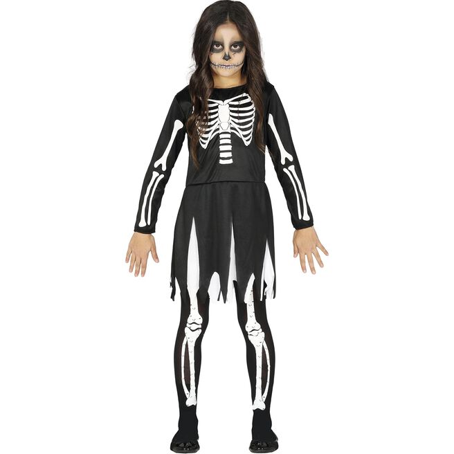 Skeleton Children's Fancy Dress Costume