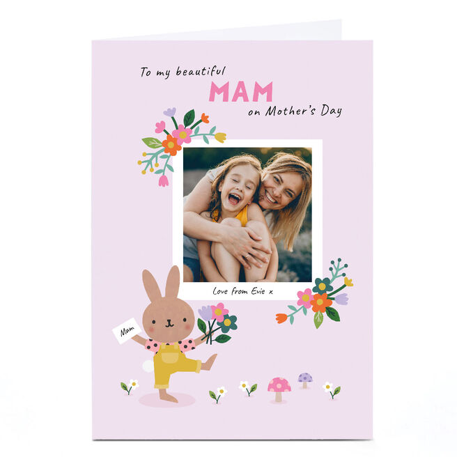 Photo Lemon & Sugar Mother's Day Card - Mam Bunny