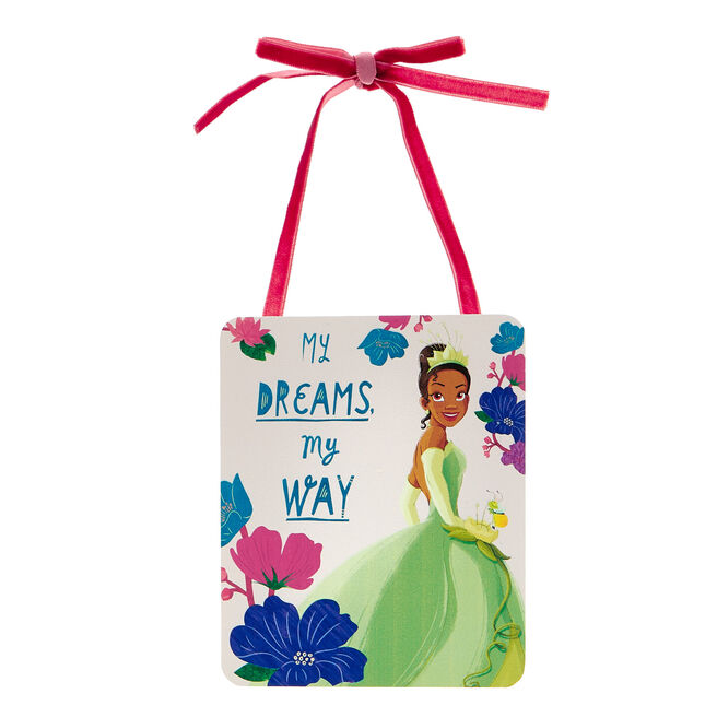 Disney Tiana My Dreams My Way Plaque